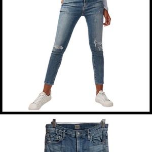 CITIZENS OF HUMANITY Rocket Crop High-Rise Skinny Jean